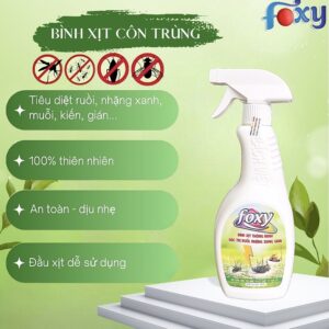 Bình xịt côn trùng Foxy hàng hữu cơ 350ml