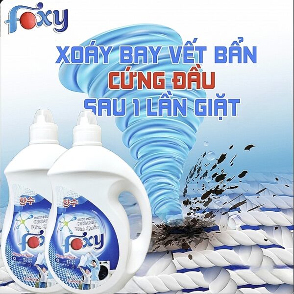 Nước giặt sinh học Foxy hương cá ngựa 3,5 Lít