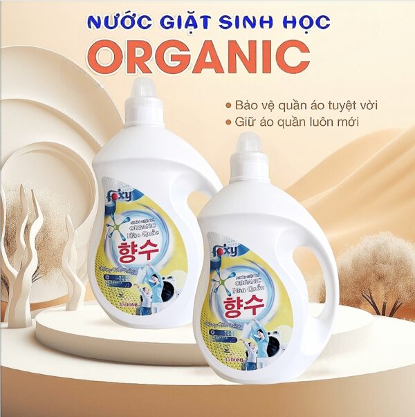 Nước giặt sinh học Foxy hương vanila 3,5 Lít