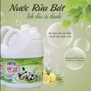 Rửa bát Foxy hữu cơ chiết xuất vỏ chanh 3,6 Lít